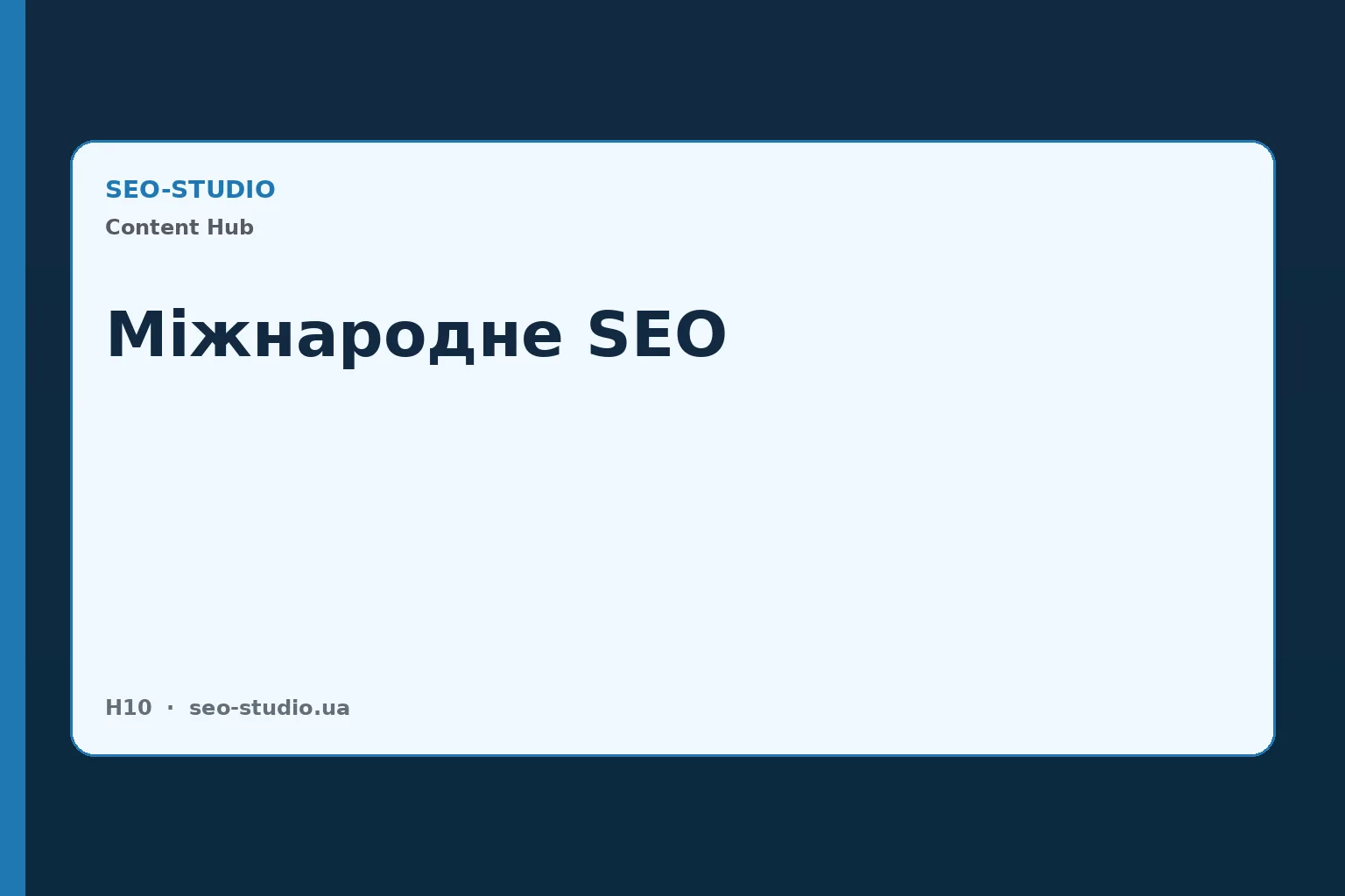 Міжнародне SEO: повний гайд