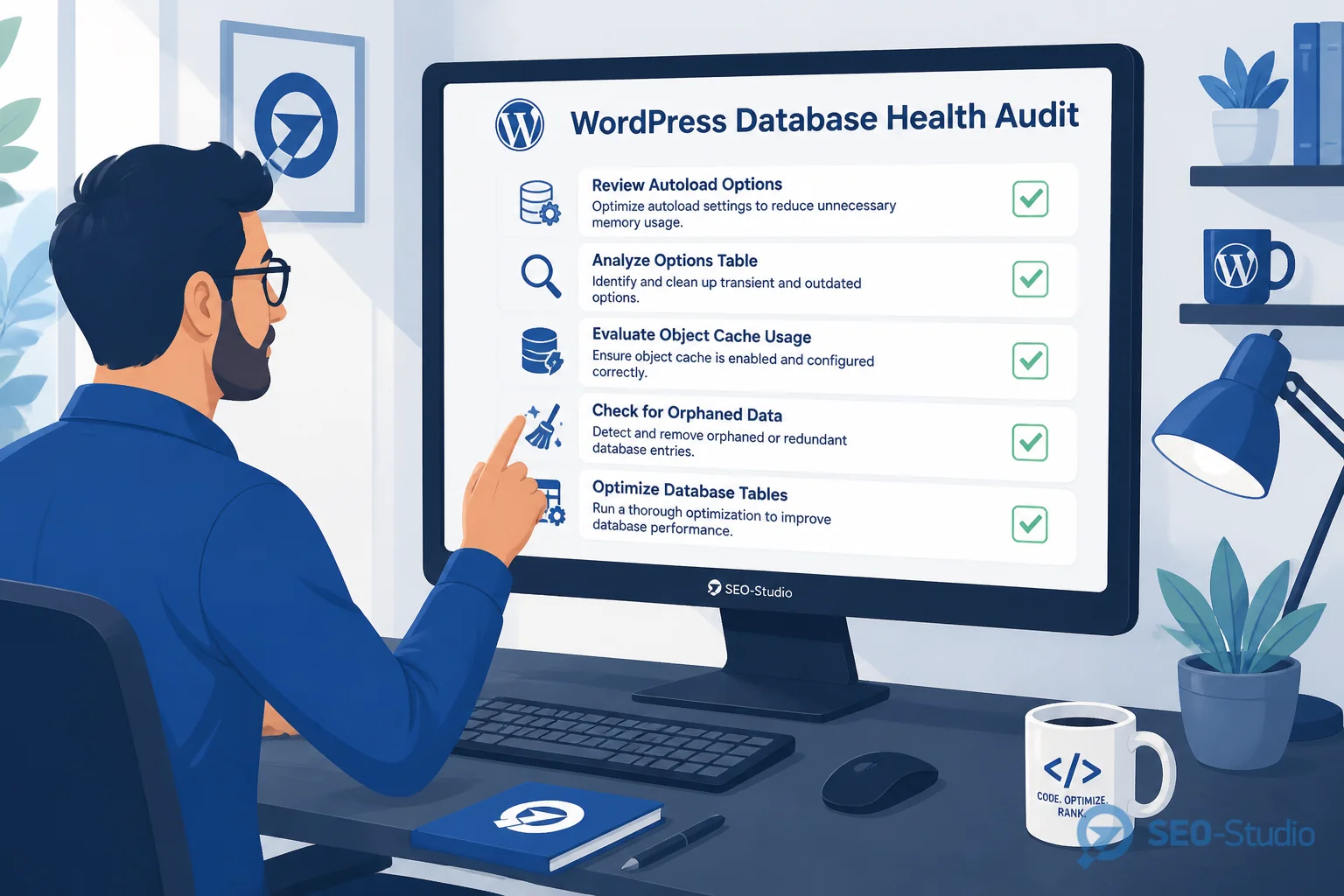 Database bloat revisions и TTFB в WordPress 4 Чек-лист WP-CLI и phpMyAdmin для revisions, autoload и transients
