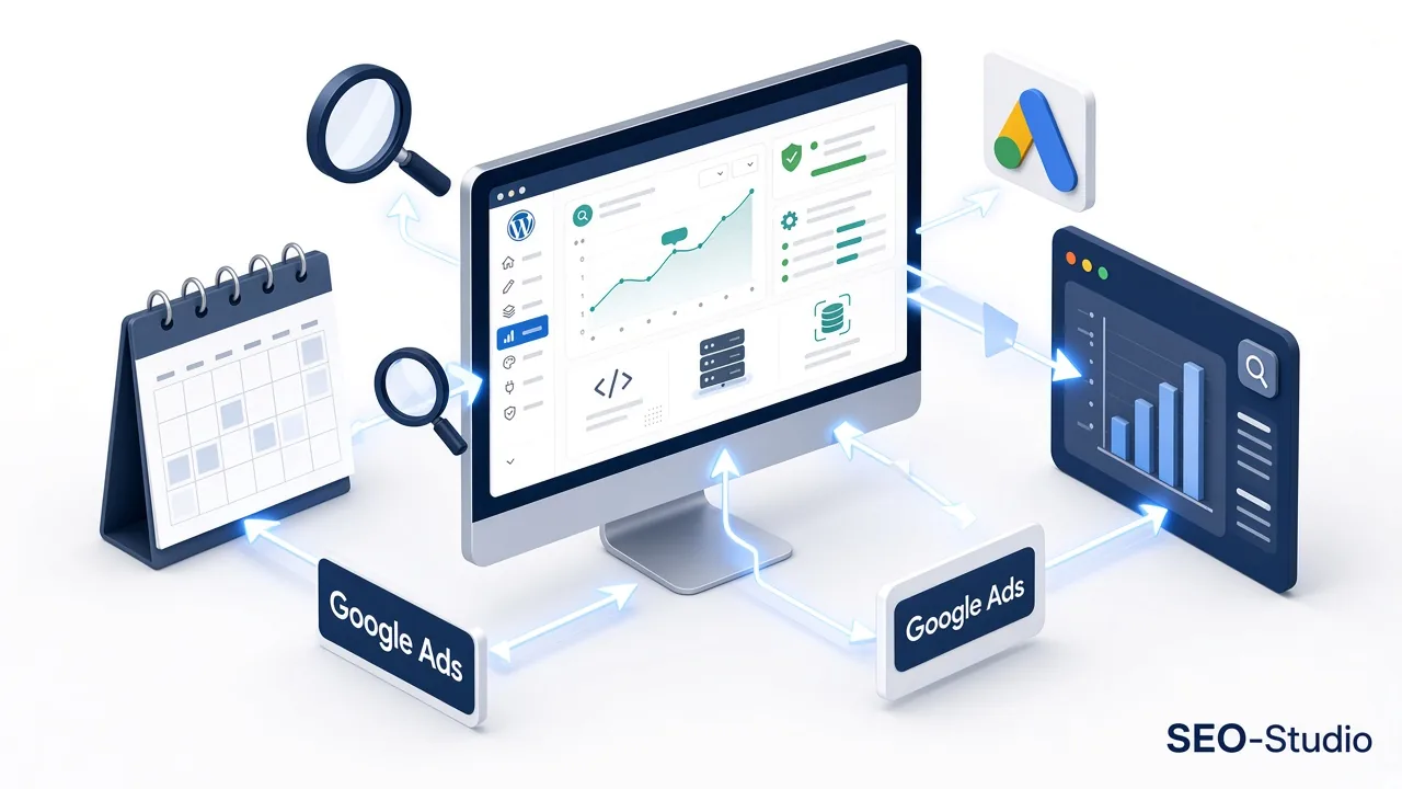 SEO-стратегія для бізнесу: як будувати систему росту 5 Схема звʼязку SEO з контентом, PPC і CRM продажів
