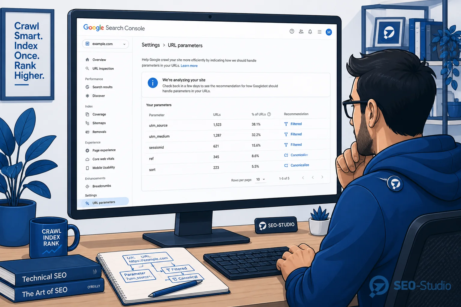 Параметри URL у Search Console